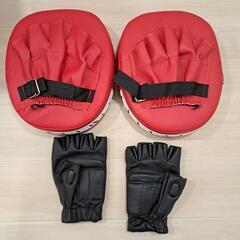 刃牙 グローブ ミット打撃特訓セット  1210-7の画像