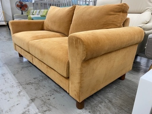 【愛品館 江戸川店 ソファ】コーデュロイ2Pソファ ID:156-019452-007