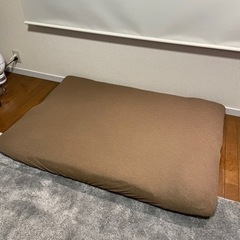 【ニトリ】ソファ 座椅子 リクライニング 茶色の画像