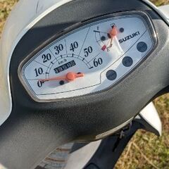 決まりました。スズキ レッツ４ リアボックス付きの画像