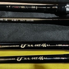 お話中です。釣竿4本、リール2個　セットの画像
