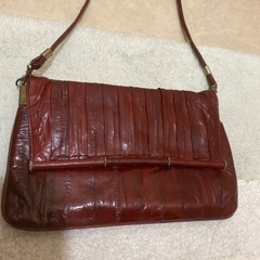 超希少　ウナギ皮革　ポーチ　used