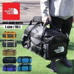 THE NORTH FACE ザ ノースフェイス BASE CAMP DUFFEL L ベースキャンプ ダッフル Lサイズ NF0A52SB ボストンバッグ バック メンズ 95L アウトドア キャンプの画像