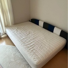 0円セミダブルベット　無印（腰に若干の凹みあり）