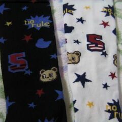 未使用　キッズタイツ２点まとめての画像