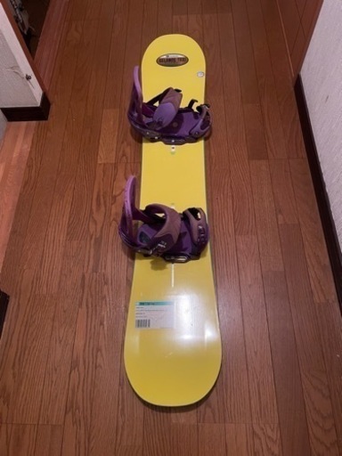 (取引中)スノーボード板、ビンディングセット
