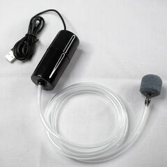 エアーポンプ エアポンプ USB ポータブル エアストーン エア...