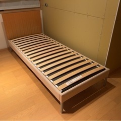 シングルベッド＋IKEAマットレス＋バネすのこ 八王子市直接引き取り希望