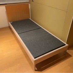 シングルベッド＋IKEAマットレス＋バネすのこ 八王子市直接引き取り希望