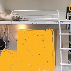 引き取り者様決定★美品★白★ロフトベッド