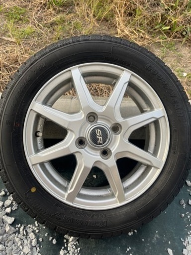 155/65R14スタッドレス　ホイールセット　軽自動車