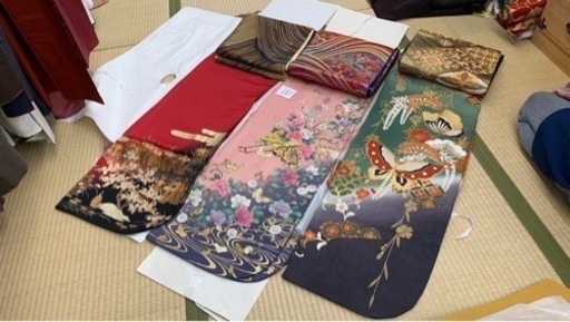 振袖・帯セット 各種の値段