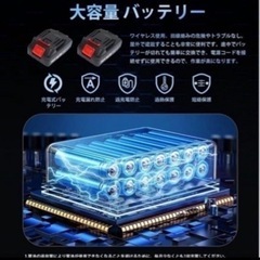 【新品未使用】電動ノコギリ 小型ハンディチェーンソー コードレス 充電式 ポータブル 家庭用④の画像