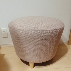 【美品】FrancFrancピンクオットマン