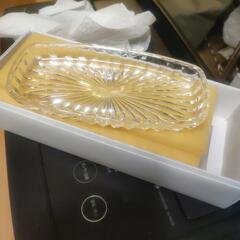 アンティーク　ガラストレイ