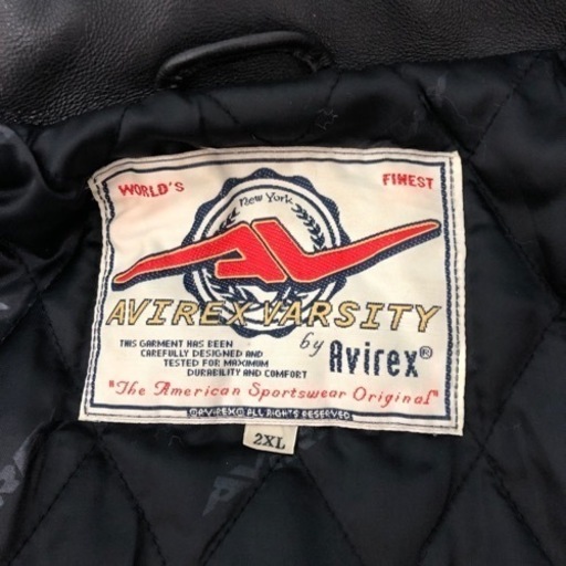 美品　　AVIREX VARSITY JACKET 2XL