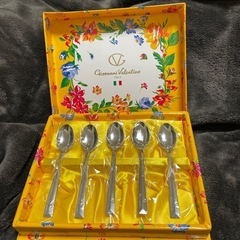 ジョバンニ　バレンチノ(コーヒースプーン5本)未使用品