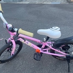値下げ【中古品】dバイク　16インチ　ピンク