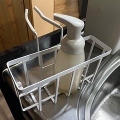 洗剤　スポンジ　蛇口ひっかけカゴ