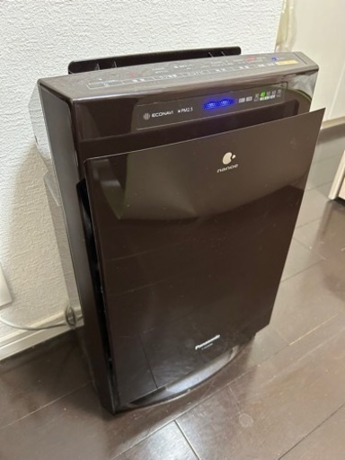 【受付終了】パナソニック エコナビ搭載 ナノイー 加湿空気清浄機 F-VC55XK
