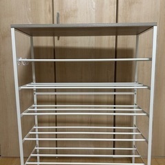 靴　収納棚　5段　シューズラック