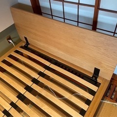 【決定しました】【受付停止】無印良品　ダブルベット　フレームのみの画像