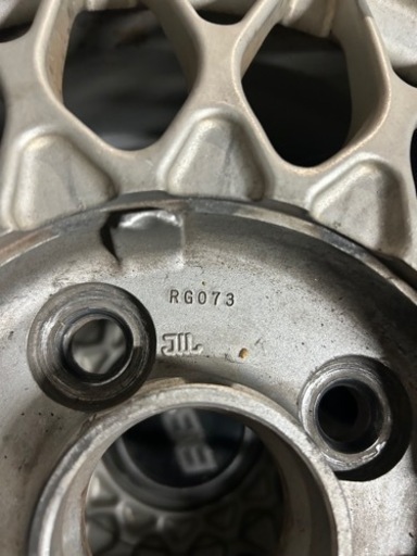 値下げ‼️BBS RG073 14インチ6j ET45 pcd100 4本セット　軽自動車に　希少！　当時物！