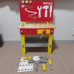 【値下げしました】木製DIYワークベンチ ◆Janod BRICOLO