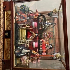 ひな人形 おひなさま ガラスケース 飾
