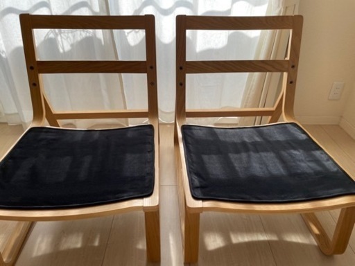 無印良品 リビングでもダイニングでも使えるソファ2脚