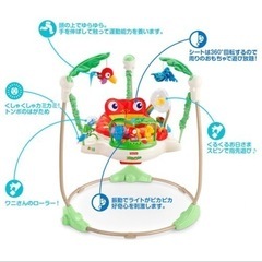 【値下げ中】フィッシャープライス　レインフォレスト　ベビージャンパルーの画像