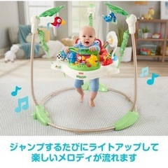 【値下げ中】フィッシャープライス　レインフォレスト　ベビージャンパルーの画像