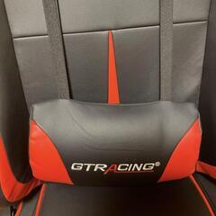 ゲーミングチェア　gtracing 赤色の画像