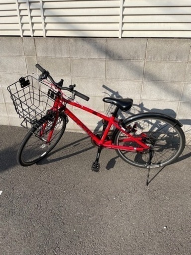 ブリジストン　シュライン　24インチ　赤色