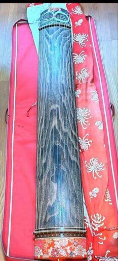 高級 13弦 箏 （ お琴） 猫脚・琴柱・琴柱桐箱つき