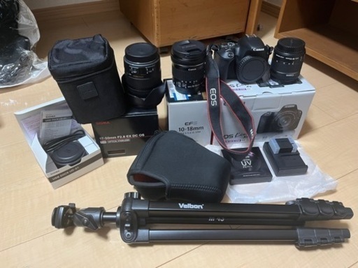 キャノン  canon kiss x9 標準&レンズ3種類と周辺備品