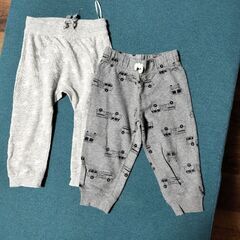 USED 美品 carter's ・H&M　スウェットパンツ２本セット