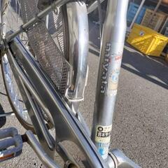 24インチ自転車書類あり　タイヤパンクの画像