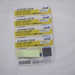 ANAグループ優待券　有効期限2023.12.1～2024.11.30