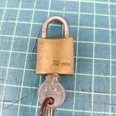 🔐aiai南京錠　鍵1つの画像