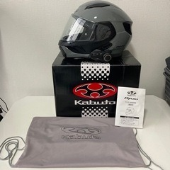 【値下げ‼️】極美品✨  OGK KABUTOバイクヘルメット RYUKI ミディアムグレー サイズXL　の画像