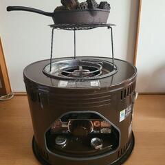 石油コンロ+溶岩石+スキレット ストーブ