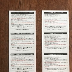 西武ホールディングス株主優待券 スキーリフト割引券３枚・レストラン割引券３枚売りますの画像