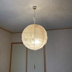 【値下げ】照明器具　ペンダントライト　バナナ和紙