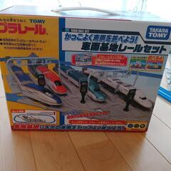 プラレール　車両基地レールセット