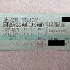 （12/24募集〆切）青春18きっぷ　4回分【返却不要、即日お渡し可】