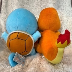 ポケモン　ぬいぐるみ　ヒトカゲ　ゼニガメ　2点セット　新品未使用の画像