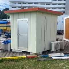 コンテナハウス　プレハブ　クーラー付き❗️の画像
