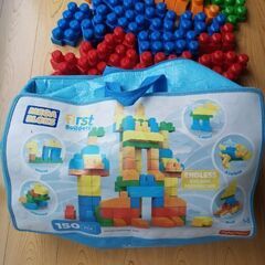 (お取引中です)1才からのメガブロック　デラックスバッグ　150...