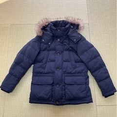 ユニクロ　ダウンジャケット　ネイビー　Lサイズ